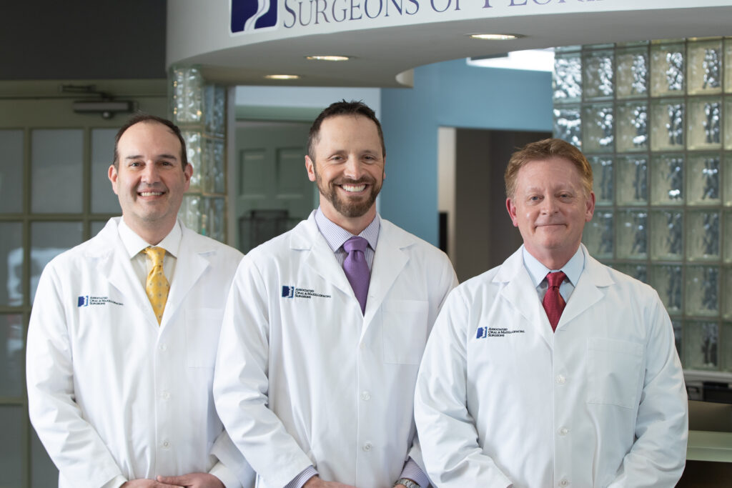 Dr Busch, Dr Otte, Dr Schroederan are oral surgeons at Associated Oral and Maxillofacial Surgeons